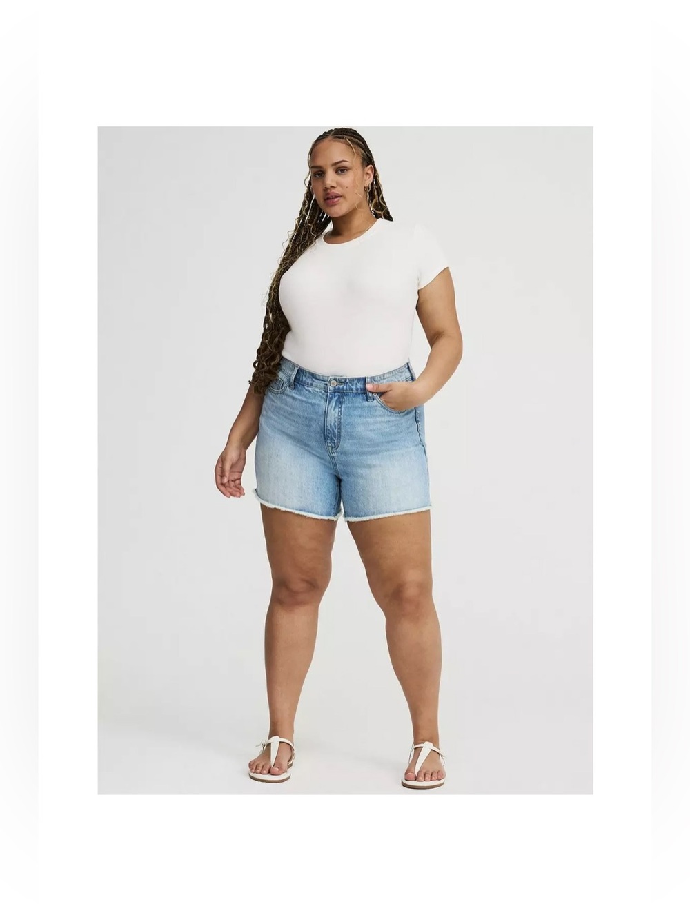 NWT TORRID 5" PERFECT HIGH-RISE SHORT SZ 30